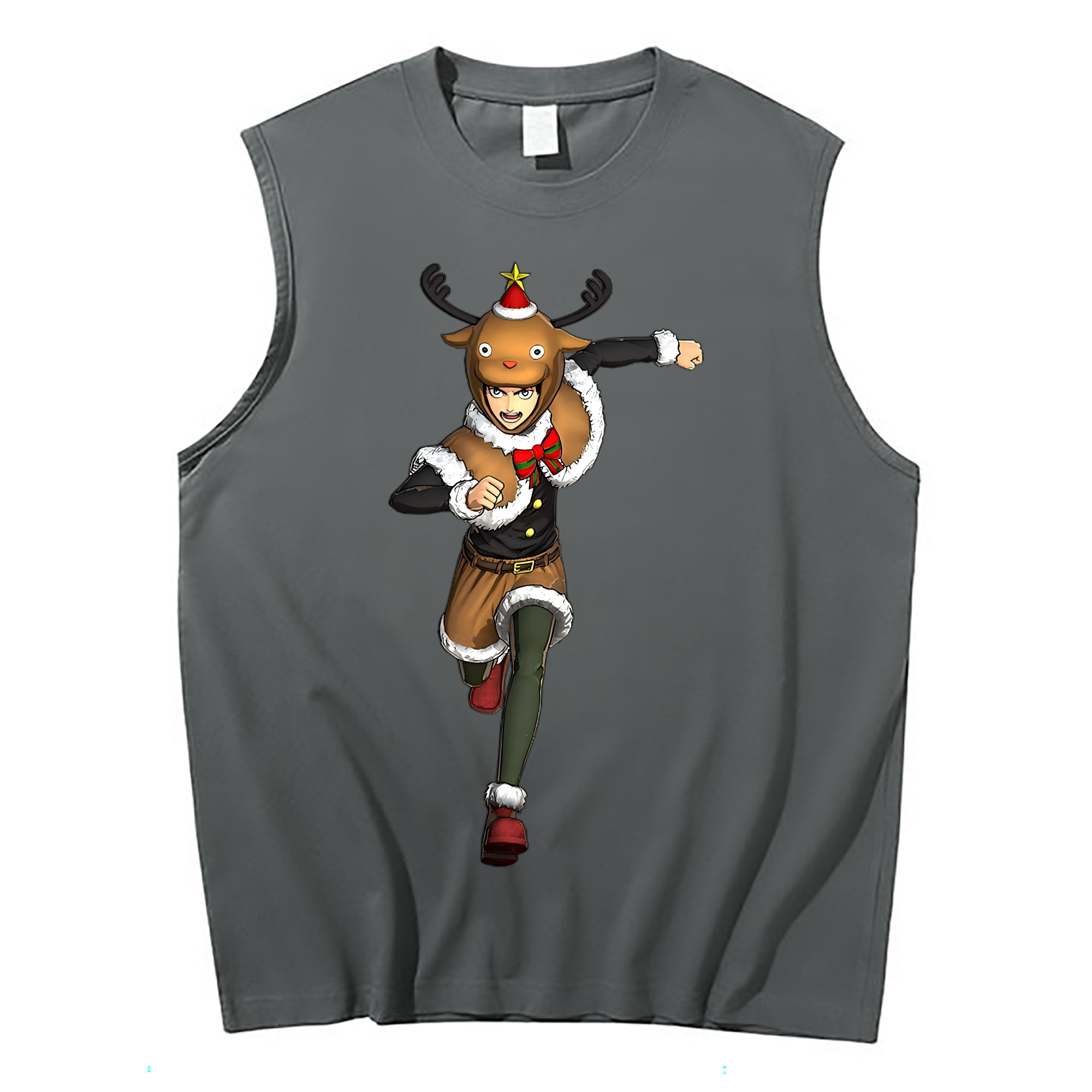（画像用） 進撃の巨人 エレン･イェーガー Attack on Titan Eren Jäger コットン100％タンクトップ（フロントプリント）